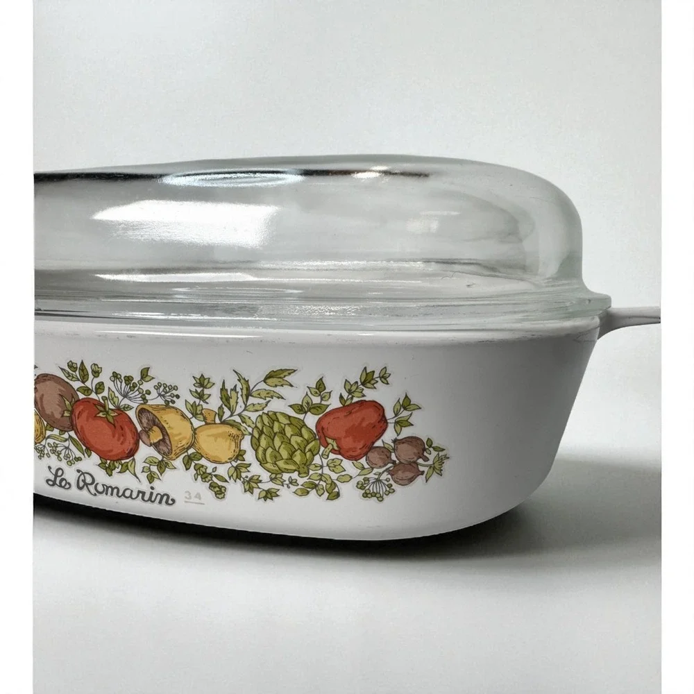Corning Ware Le Romarin Casserole Dish 10-10-2 WithLid In Great Condition A-10-B